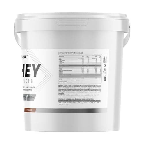 Superset Nutrition - 100% Whey Proteine Advanced (4kg) - 74% de protéines - Isolat + Concentrat + Hydrolysat, Digestion optimisée, Riche en BCAA et en glutamine - Chocolat