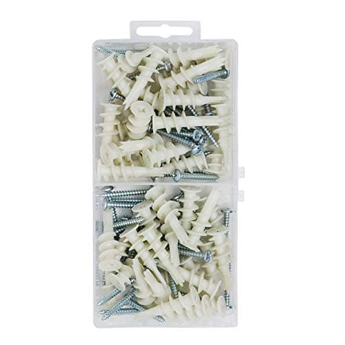 T.K.Excellent Cheville placo,Cheville placo charge lourde, incluant 50 Stück Chevilles pour Plaque de Plâtre,50 Vis à Tête Cruciforme