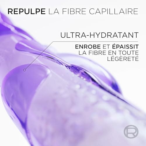 L'Oréal Paris - Shampooing Ré-Hydratant pour Cheveux Déshydratés et Fatigués - Hydratation 72H - Brillance - À l'Acide Hyaluronique - Elseve Hyaluron Repulp - 300 ml