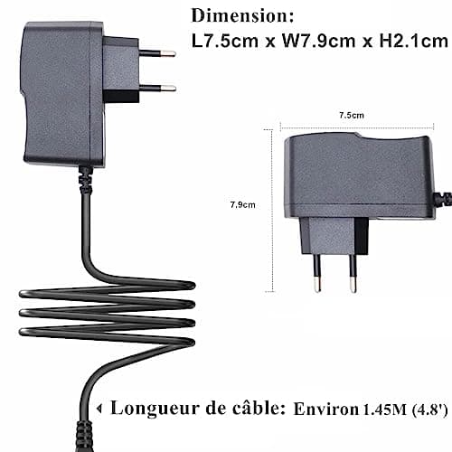 Adaptateur Secteur 5V 2A Chargeur ' AC220V 230V à DC5V 2000mA 1500mA 1000mA 500mA Pilote d'alimentation 8 adaptateurs de Prise CC Convertisseur 5 Volts AC DC Sans Fil