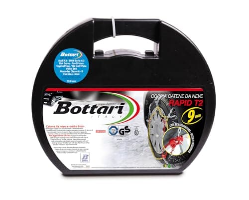 Bottari [Goodyear] 18833 "Rapid T2" Chaines à neige 9 mm, Taille 130, Compatibles ABS et ESP