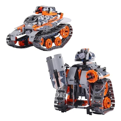 VEVOR Jouets de Construction STEM 5 en 1, Kit de Construction Voiture RC Robot Télécommandé, 554 Pièces, Contrôle par Application, Cadeau pour Création Enfants, Garçons, Filles, Âgés de 6 Ans et Plus