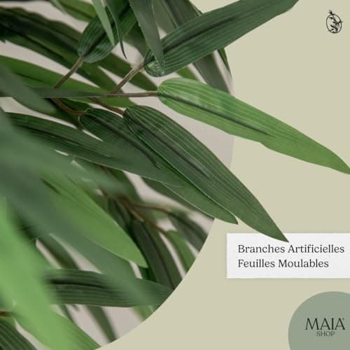 Maia Shop | Bambou Artificiel | Plantes Artificielles Interieur | Plante Artificielle | Mesures: 180 x 80 cm | Plante Artificielle Grande | Arbre Artificiel | Décoration