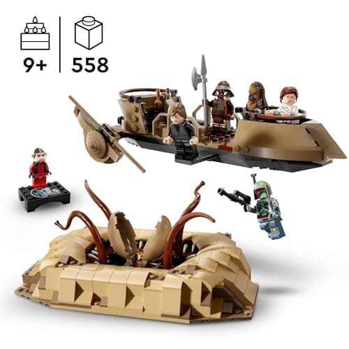 LEGO Star Wars L’Esquif du Désert et la Fosse du Sarlacc - Set de Construction Collector pour Les Enfants et Les Fans de la Saga - Véhicule à Construire pour Garçons et Filles 75396