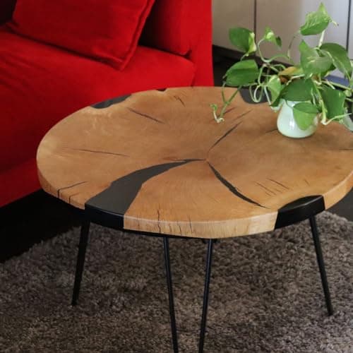 Résine Époxy Transparente pour Tables et Créations, Effet Verre - Idéale pour artisanat, accessoires, River Tables - table rivière- et Design. Colorable (1,3 kg)