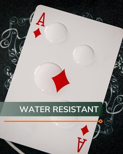 Bullets Playing Cards, Cartes Poker Plastique, Jouer, Pack de 2 Jeux de 52 Cartes à Jouer, Tour de Magie, Poker français, Index Standard, Qualité supérieure, Waterproof