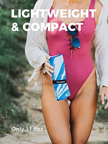 OCOOPA Serviette de Plage en Microfibre Ultralégère, Séchage Rapide, Couverture de Plage Absorbante, Serviette de Bain Douce et Facile à Entretenir pour Le Fitness, Voyages, Plage, Natation, 160x80cm