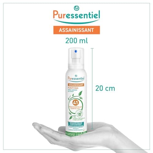 Puressentiel - Spray Aérien Assainissant aux 41 Huiles Essentielles - Efficacité prouvée contre les virus, germes et bactéries - 200ml
