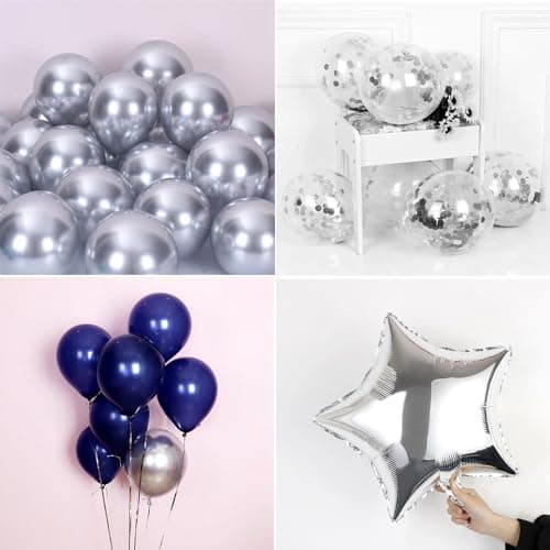 Décoration 15 ans garcon anniversaire ballon argent bleu décoration gâteau anniversaire 15 ans garcon fille ballon argent, 15 ans anniversaire garcon ballon décoration gâteau 15 ans anniversaire