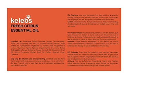 Kelebs Shampoing Chien Solide Naturel pour Anti Perte De Poil | Fortifie Le sous-Poil, pour Poil Long Et Court, À l'huile De Coco Et Beurre De Karité | Bio pour (Anti Odeur)