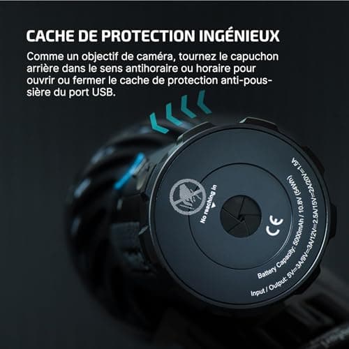 OLIGHT X7R Marauder2 Lampe Torche Tactique Puissante Max 14000 Lumens Portée Max 800 Mètres Flashlight de Poche LED IPX8 Étanche Rechargeable USB pour Extérieur et Urgence Camping Randonnée Bricolage
