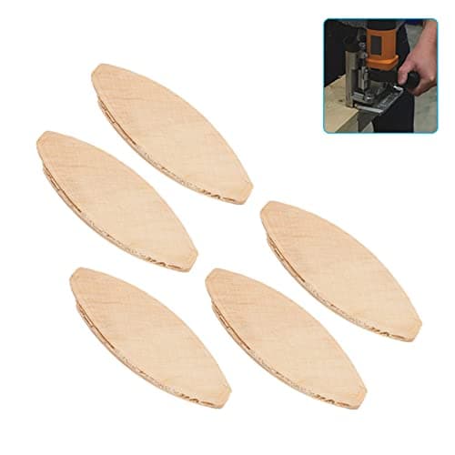 100pcs bois de jonction de biscuits en bois outil d'amarrage menuisier hêtre cheville pièces de liège(20#)