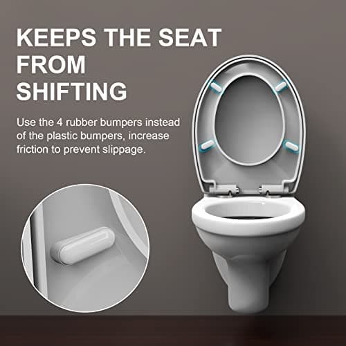 Ibergrif M41002, Abattant WC Forme O, Cuvette Toilette avec Frein de Chute, Lunette WC avec Fermeture en Douceur, Lunette de Toilette Blanche Universelle