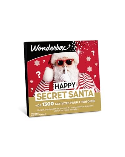 Wonderbox - Coffret Cadeau - Multi Activité - Happy Secret Santa - 1 Happy Activité