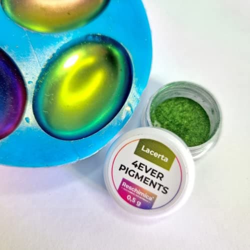 CHAMELEON SET - 5 pigments en poudre à effet irisé, effet brillant pour résines époxy, savon, slime, bougies et autres matériaux