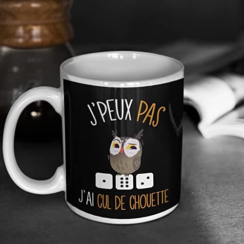 Mug J'peux pas j'ai cul de chouette