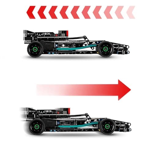 LEGO Technic Mercedes-AMG F1 W14 E Performance Voiture de Course Jouet pour Enfants, Garçons et Filles Dès 7 Ans, Modèle à Rétrofriction, Décoration pour Chambre, Idée Cadeau d'anniversaire 42165