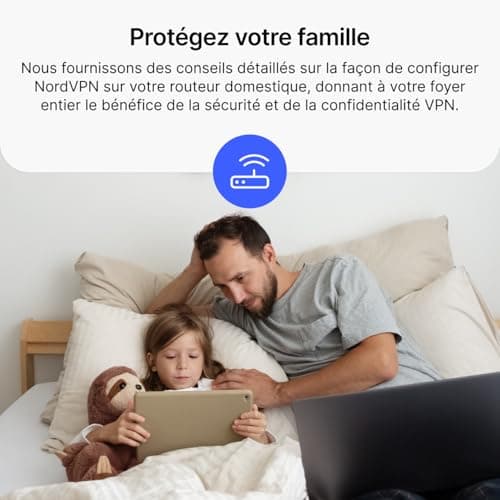 NordVPN Essentiel, Exclusivité Amazon, 10 Appareils, 1 An + 1 Mois Extra, Code Numérique