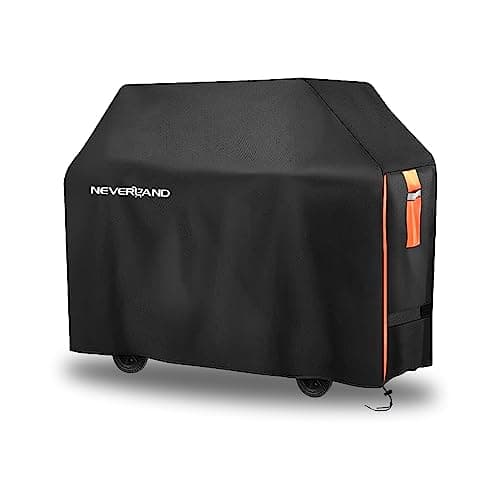 Housse de Protection pour Barbecue 145x61x117CM BBQ Couverture de Gril Imperméable Bâche Barbecue Noir