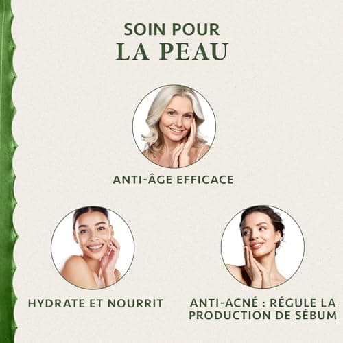 Huile Argan Bio 100ml, Huile Cheveux Pousse Cheveux et Brillance - Huile Visage Hydratante Naturelle - Huile Demaquillant Visage - Huile dargan visage - Huile d'Argan Bio - Argan Oil - Satin Naturel