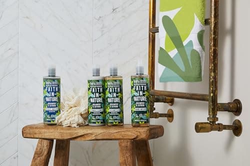 Après-Shampooing Naturel aux Algues & Agrumes Faith In Nature, Détoxifiant, Vegan & Cruelty Free, Sans Parabènes & SLES, Pour Tout Type de Cheveux, 400ml