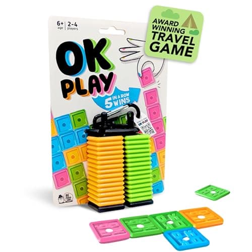 OK Play Le jeu de tuiles ultime - Amusant, stratégique et portable pour 2 à 4 joueurs, jeu de société idéal pour les soirées de jeux en famille Meilleurs jeux de société de Noël -Instructions français