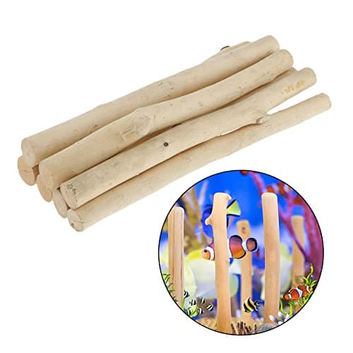 oshhni 7X Bois Flotté Bâtons Journal Rustique Artisanat Brindille Remplisseur de