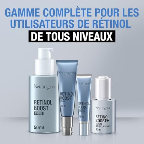 Neutrogena | Soin Anti-Âge Retinol Boost Contour des Yeux (tube de 15 ml) – Soin du visage pour combattre les signes de l'âge, ridules et pattes d'oies