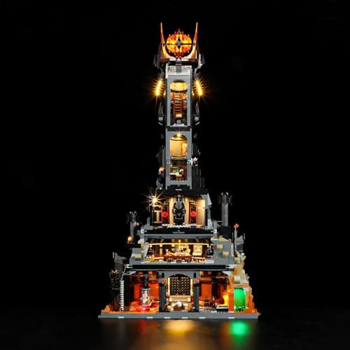 BRIKSMAX Kit d’éclairage à LED pour Lego Icons Le Seigneur des Anneaux : Barad-dûr - Compatible with Lego 10333 Blocs de Construction Modèle- Pas inclure l’Ensemble Lego