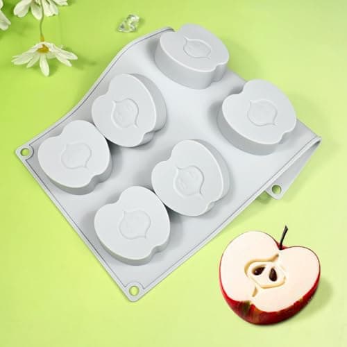 mostsom Moule à mousse en silicone 3D en forme de papillon pour dessert, pudding et chocolat, outils de décoration de gâteau de mariage (G_ Pomme)