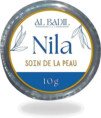 Poudre de Nila Bleu Original en pot refermable- Nila Du Maroc - Pour la peau et les cheveux - Poudre éclaircissante 100% naturelle - Secrets beauté du Maroc