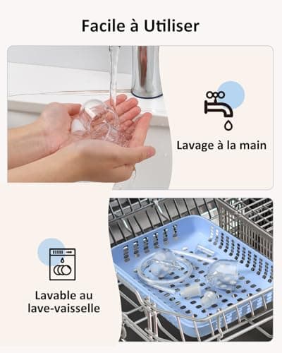 Aspirateur nasal Mouche-bébé électrique |9 forces d'aspiration Aspirateur à sécrétions nasales Aspirateur pour bébé rechargeable avec musique