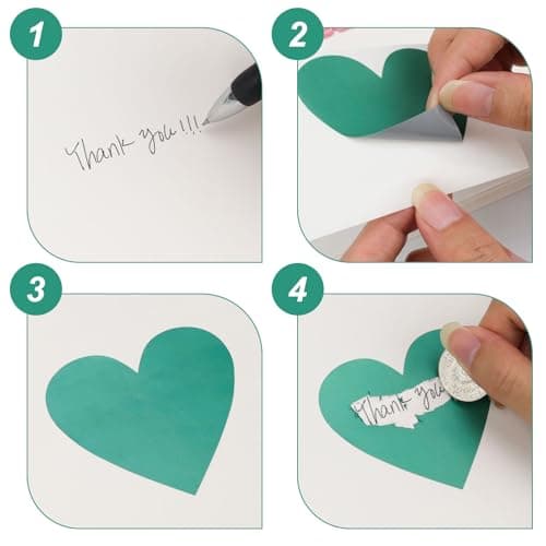 120 Pièces Gommettes Coeur, PVC Autocollant a Gratter, en Forme de Coeur, Autocollant à Gatter, Très Adaptées pour Créer des Surprises, Rehausser L'ambiance Festive et Apporter du Plaisir