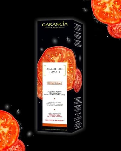 Garancia - Crème Hydratante Visage - DIABOLIQUE TOMATE Crème d'Eau - Effet Bonne Mine Immédiat, Repulpante, Auto Hydratation 24h - 30 ml