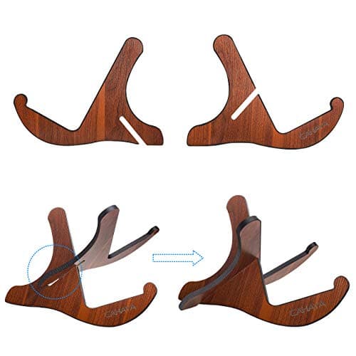 CAHAYA Support pour Guitare en Bois Stand Détachable Portable Universel pour Guitare Folk Acoustique Electrique Classique avec un Brevet de Conception CY0180
