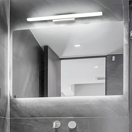 Klighten Lampe Miroir LED salle de Bains 14W 60cm, IP44 Lumiere Salle de Bain Miroir Moderne, Applique Murale Salle de Bain, 110-240V, 910 Lumen, Blanc Froid 6000K