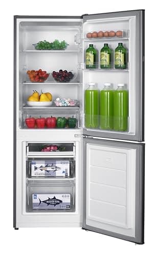 GEDTECH Réfrigérateur combiné congélateur bas 173L GCB173SL - Silver