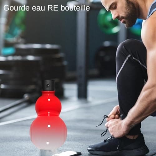 WJnflQN Bouteille d'eau de sport,Bouteille de sport Gourde - Bouteille d'eau pour sports de plein air | Bouchon de bouteille d'eau Portable pour l'extérieur, bouilloire Flagon, bouteille de gourde