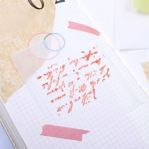 Papier Acide Sulfurique coloré, Papier à Dessin Transparent à Haute Résistance à la Chaleur, Format 15 X 10 Cm, 50 Feuilles pour L'artisanat, la Calligraphie et la Peinture