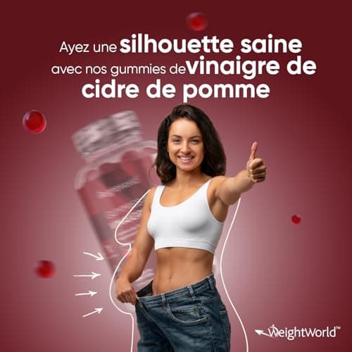 Gummies Vinaigre de Cidre Avec la Mère 1000mg - 90 Gummies Vegan (45 Jours) - Alternative au Gummies Morosil - Keto Gummies Vinaigre de Cidre de Pomme Enrichi en Vitamine C, B6, B9, B12 & Betterave