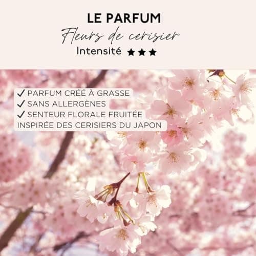 MAIA - Lessive Naturelle Fleurs de Cerisier 3L - 99 lavages - Lavage en Machine - Efficacité Anti-Taches - Formule Sans Allergènes - Emballage Écologique - Fabriquée en France