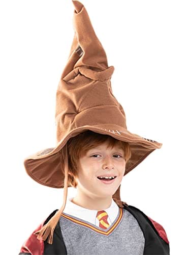 Funidelia | Choixpeau - Harry Potter pour fille et garçon Magiciens, Gryffondor, Harry Potter - Accessoire pour Enfant, accessoire pour déguisement - Marron