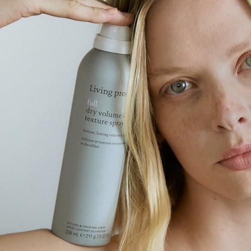 Living Proof Full Dry Volume & Texture Spray | Spray texturisant pour cheveux fins et clairsemés pour du volume et du corps | Protection contre la chaleur et look naturel | 95ml