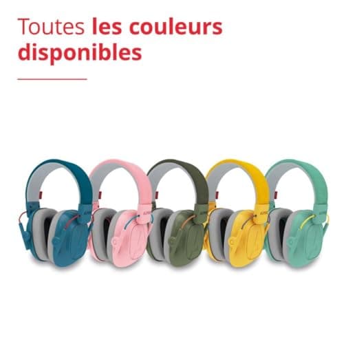 Alpine Muffy Casque Anti-Bruit : Protection auditive pour Enfants jusqu'à 16 Ans - CE Certifié - Confortable et réglable - Prévient Les Troubles auditifs - Robuste et Facile à Ranger – Menthe