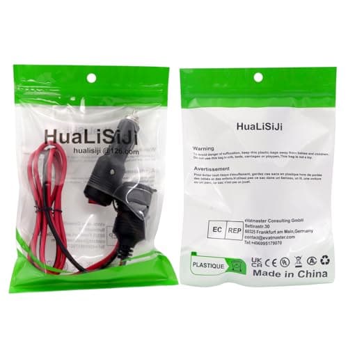 HuaLiSiJi Rallonge Allume Cigare avec Interrupteur 12V 24V Allume Cigare Câble D'extension avec LED 14 AWG 15A 20A pour Moto Bateau,Voiture,Camion (1m)