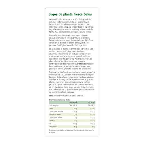 Salus – Ortie BIO – Complément Alimentaire à Base de Suc d'ortie BIO – Favorise Santé des articulations - Végan – 200 ml(Lot de 1)