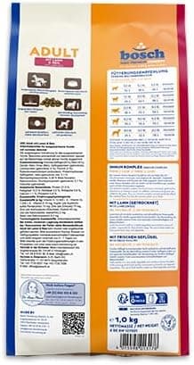 bosch HPC Adult avec de l'agneau & Riz| Aliments secs pour chiens adultes de toutes races - 1 x 3 kg