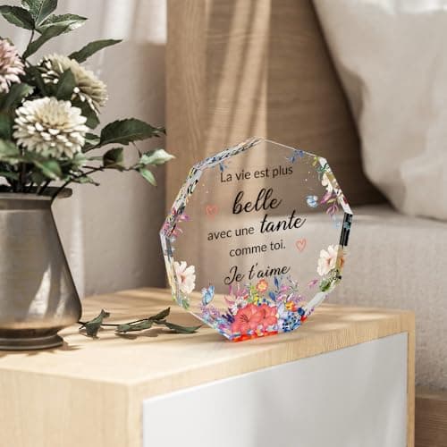Cadeau Tata Cadeau Tante Original Acrylique Cadeau Pour Tata Idee Cadeau Tata Anniversaire Cadeau Tante Anniversaire Cadeau Pour Tante Cadeau Anniversaire Tante Tata Cadeau Tata Noel Cadeau Noel Tante