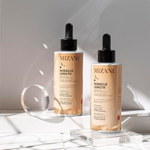 Mizani Sérum Anti-Chute de Cheveux, Soin Quotidien Renforçant et Épaississant, Stimule la Repousse et la Densité, Enrichi en Huile de Ricin et Stémoxydine, 25 Miracle, 90 ml