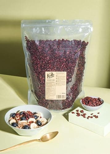 KoRo - Epine-vinette Berbéris 1 kg Sans additifs - Sans sucre ajouté, sans soufre, naturel